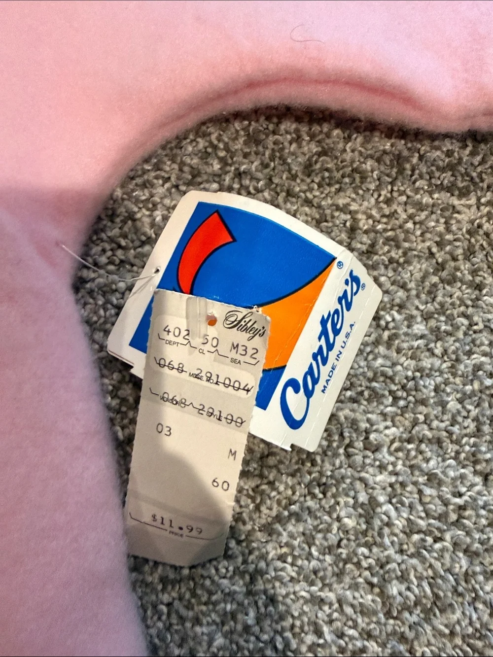 Carters soft pink